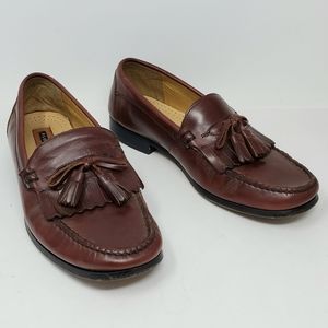 Florsheim Leather Tassel Driving Loafers Narrow